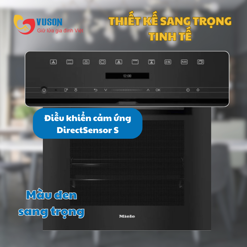 Lò nướng kết hợp hấp Miele DGC 7250 Black