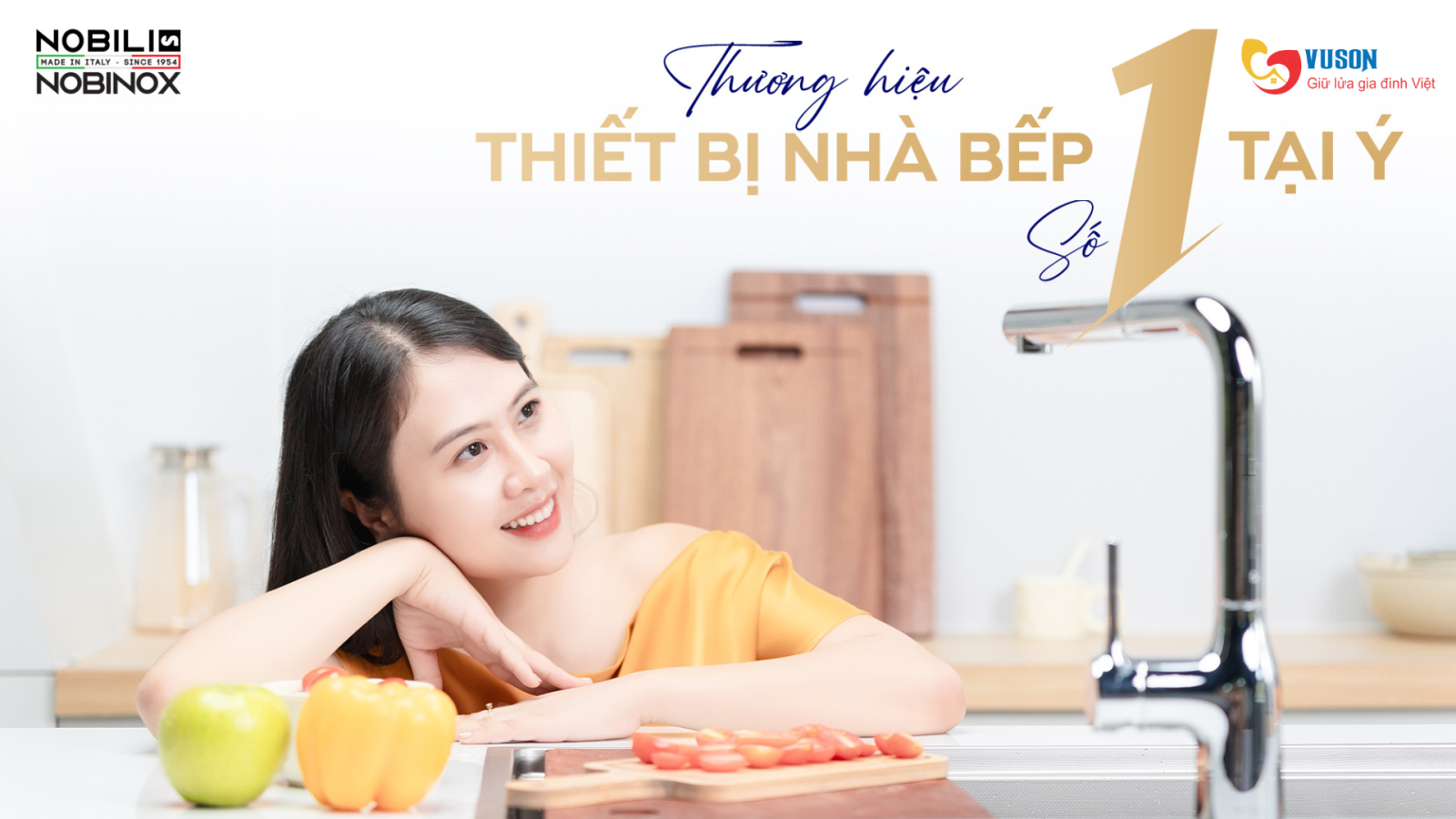 Nobili – Nobinox: Thương hiệu chậu rửa bát cao cấp từ Ý, đồng hành cùng gian bếp Việt