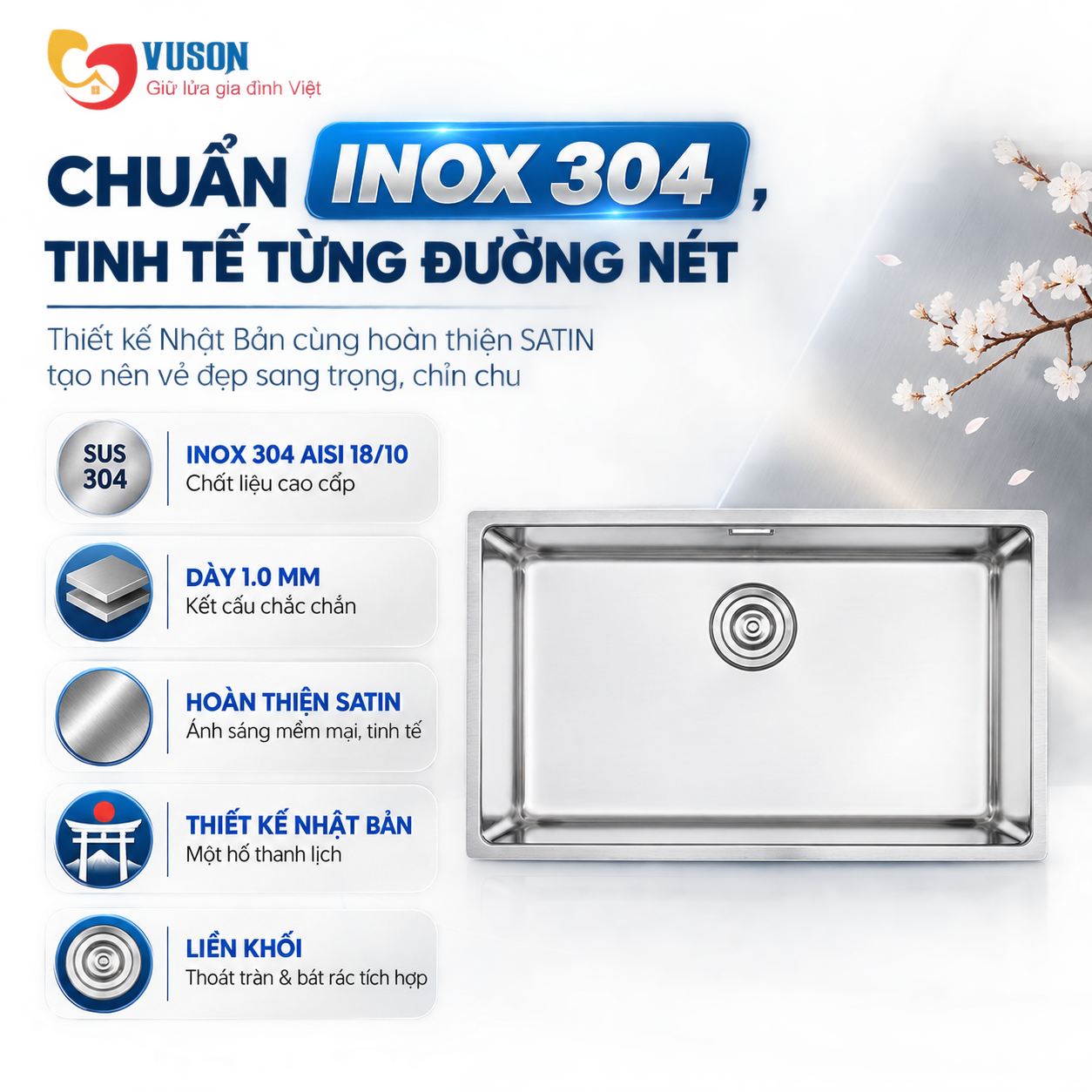 Chậu rửa bát NOBINOX TASCA ADRIA NT672