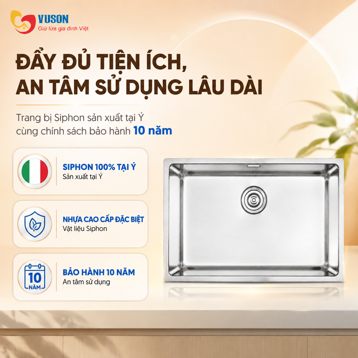 Chậu rửa bát NOBINOX TASCA ADRIA NT672