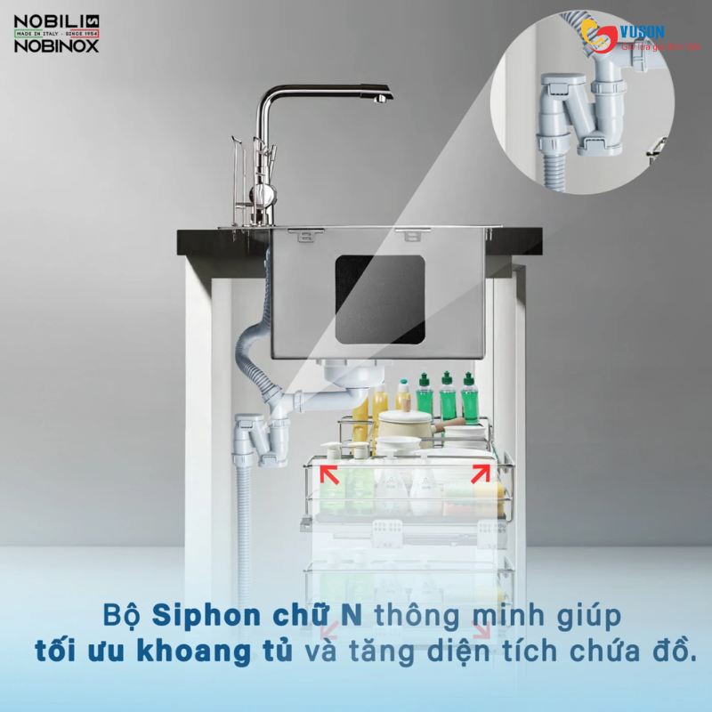 Chậu rửa bát NOBINOX ARVO B085