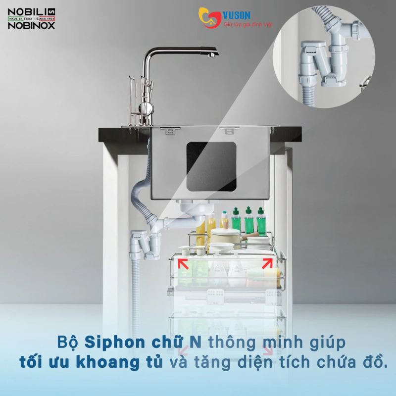 Chậu rửa bát NOBINOX ARVO V676