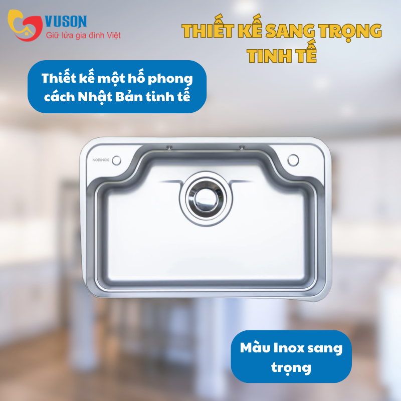 Chậu rửa bát NOBINOX LIKEN 770D