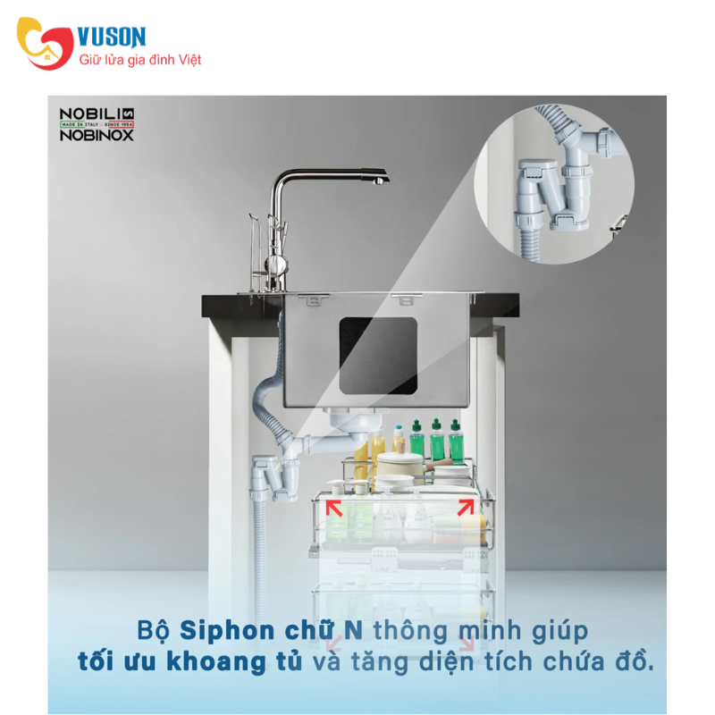 Chậu rửa bát NOBINOX LIKEN NL790D