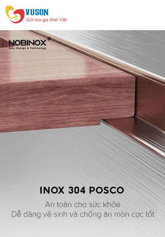 Chậu rửa bát NOBINOX LIKEN NL790D