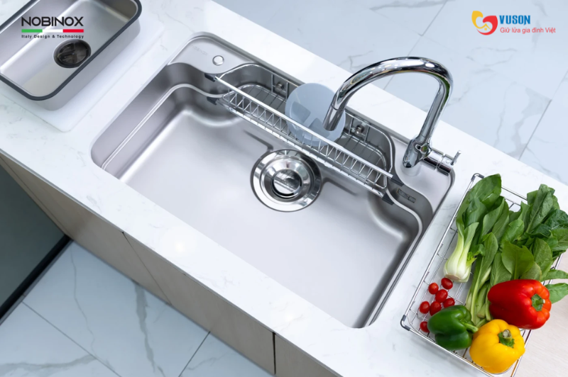 Chậu rửa bát NOBINOX LIKEN NL890D