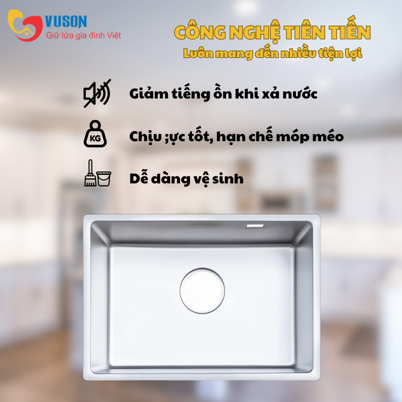Chậu rửa bát NOBINOX LISA NN645S