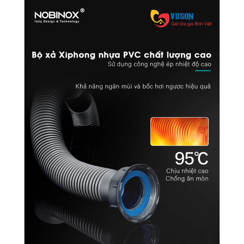 Chậu rửa bát NOBINOX LUMIA NJ507D
