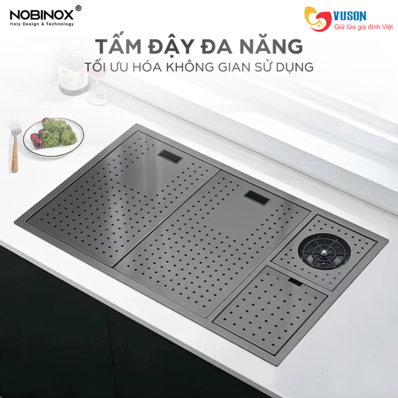 Chậu rửa bát NOBINOX LUMIA NJ511B