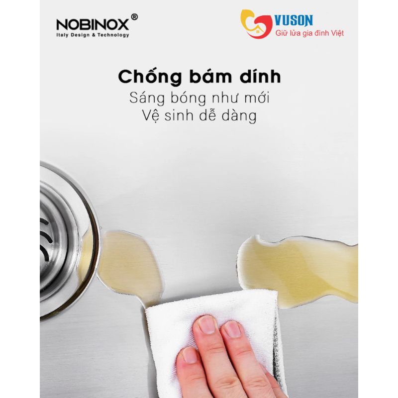 Chậu rửa bát NOBINOX LUMIA NJ558B