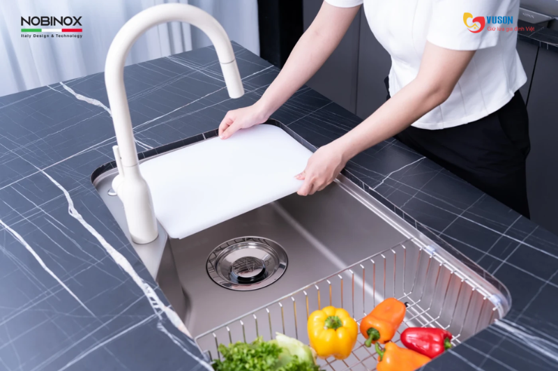 Chậu rửa bát NOBINOX MONO VA200