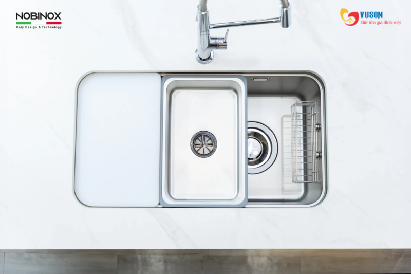 Chậu rửa bát NOBINOX MONO VA203M