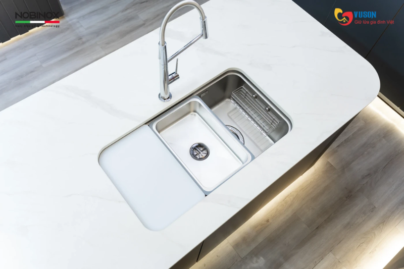 Chậu rửa bát NOBINOX MONO VA203M