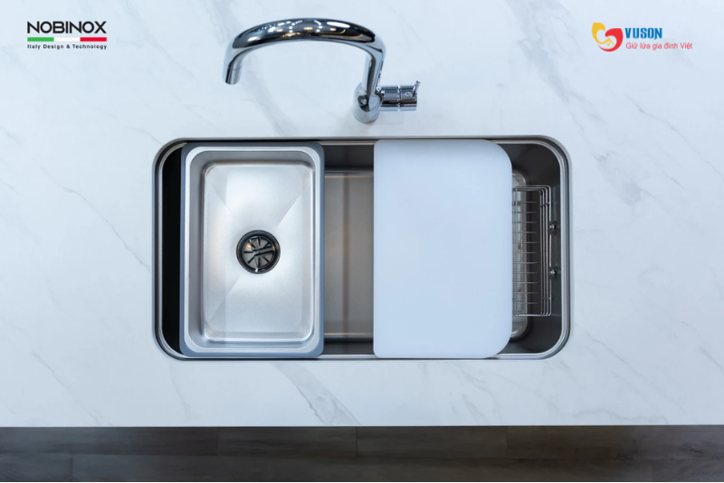 Chậu rửa bát NOBINOX MONO VA204D