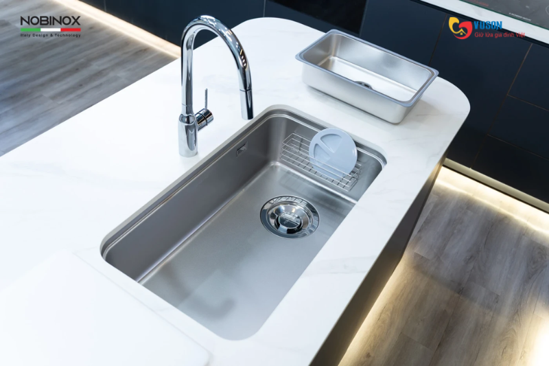 Chậu rửa bát NOBINOX MONO VA204D