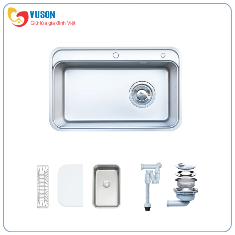 Chậu rửa bát NOBINOX MONO VA207