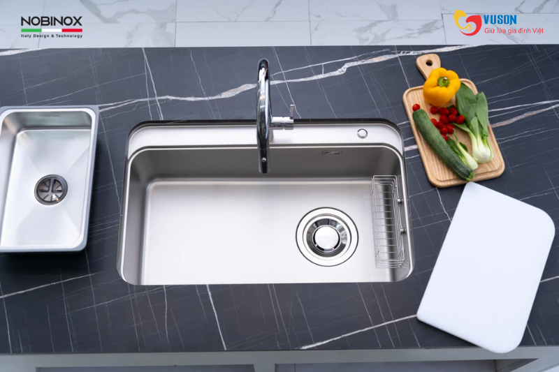Chậu rửa bát NOBINOX MONO VA207