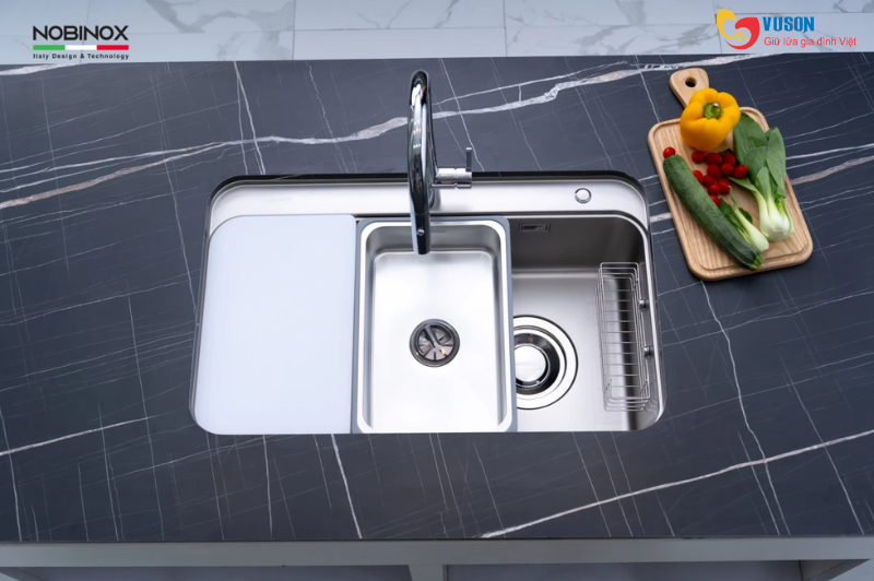 Chậu rửa bát NOBINOX MONO VA207