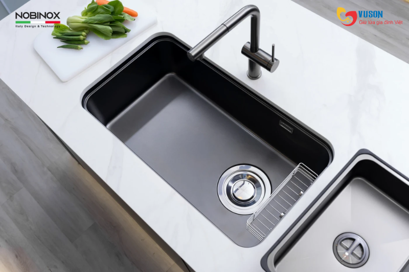 Chậu rửa bát NOBINOX NOVA A284B