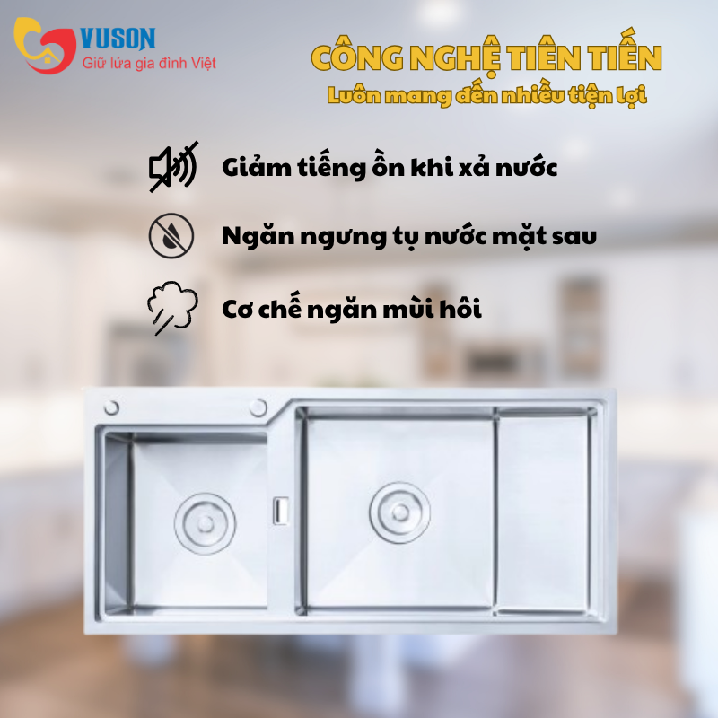 Chậu rửa bát NOBINOX RAZIA NJ575