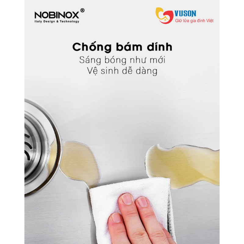 Chậu rửa bát NOBINOX RAZIA NJ575