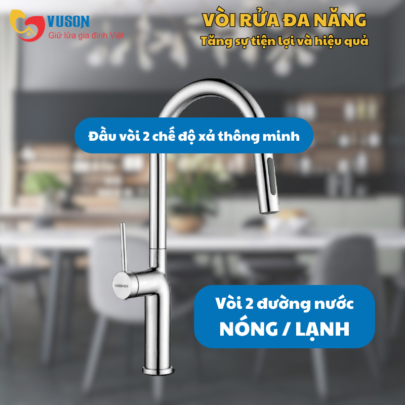 Vòi rửa bát NOBINOX ADORA NX990