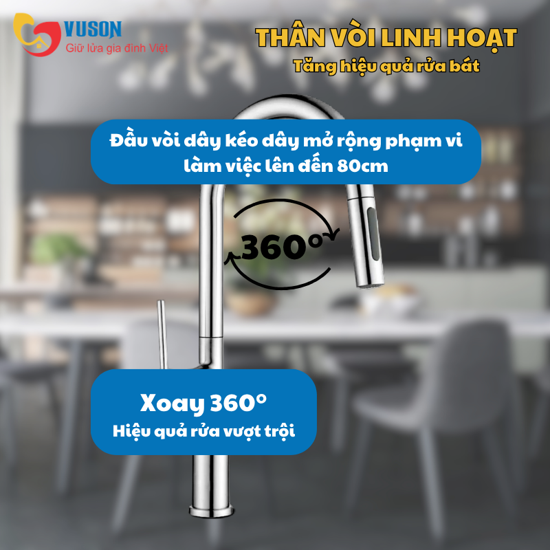 Vòi rửa bát NOBINOX ADORA NX990