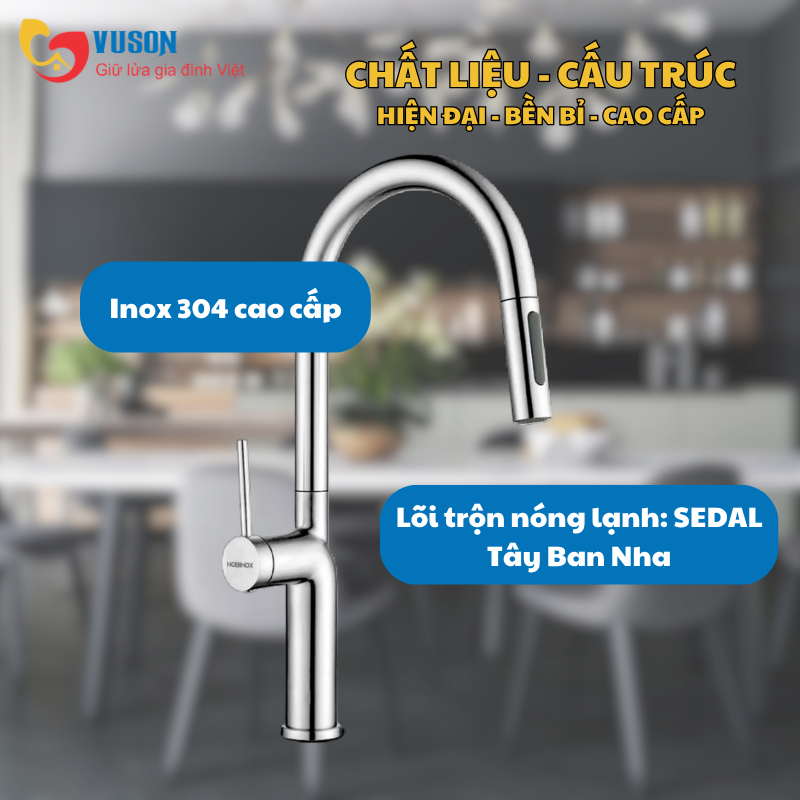 Vòi rửa bát NOBINOX ADORA NX990