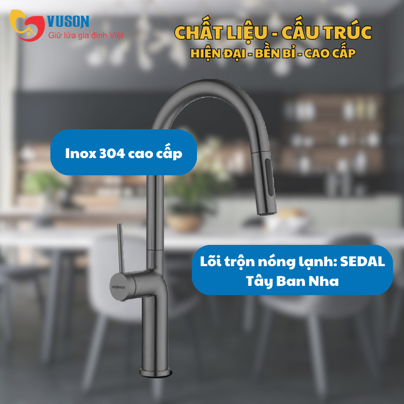 Vòi rửa bát NOBINOX ADORA NX991