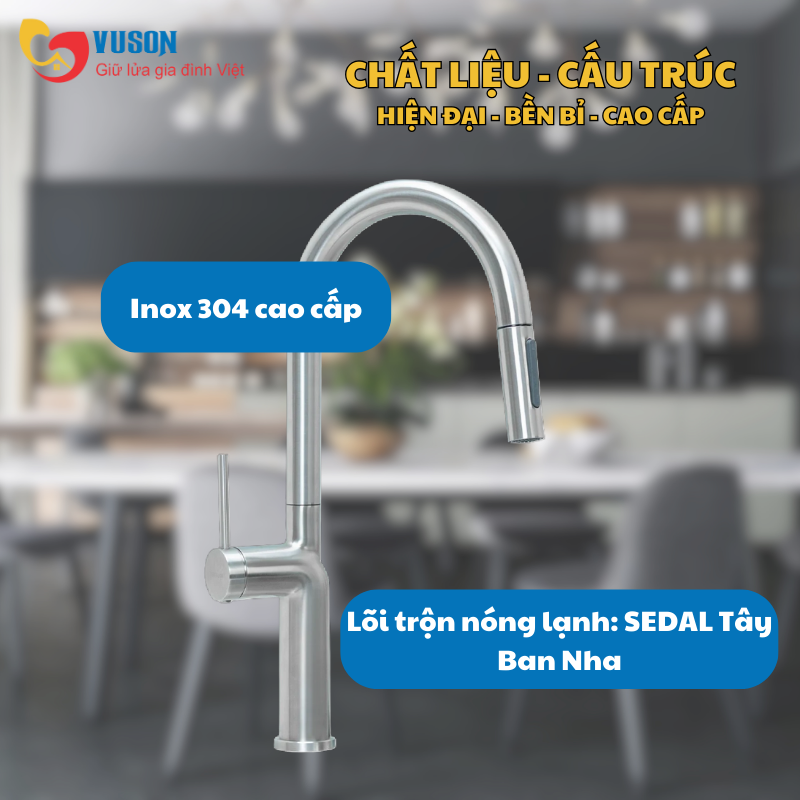 Vòi rửa bát NOBINOX ADORA NX992