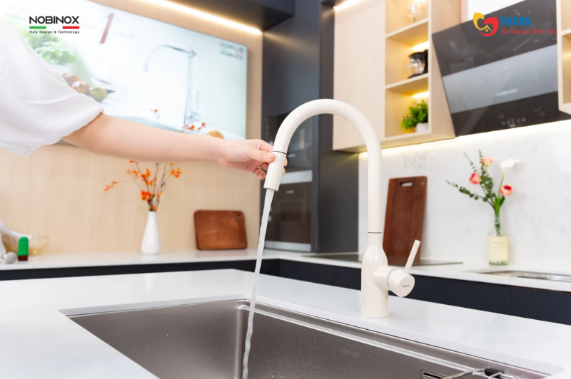 Vòi rửa bát NOBINOX AQUA NX661B