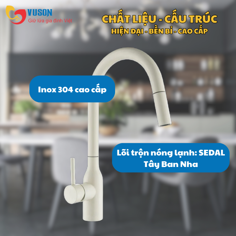 Vòi rửa bát NOBINOX AQUA NX661B
