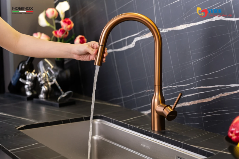 Vòi rửa bát NOBINOX AQUA NX662T