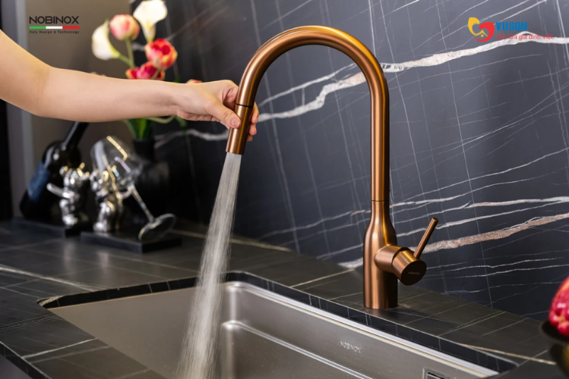 Vòi rửa bát NOBINOX AQUA NX662T
