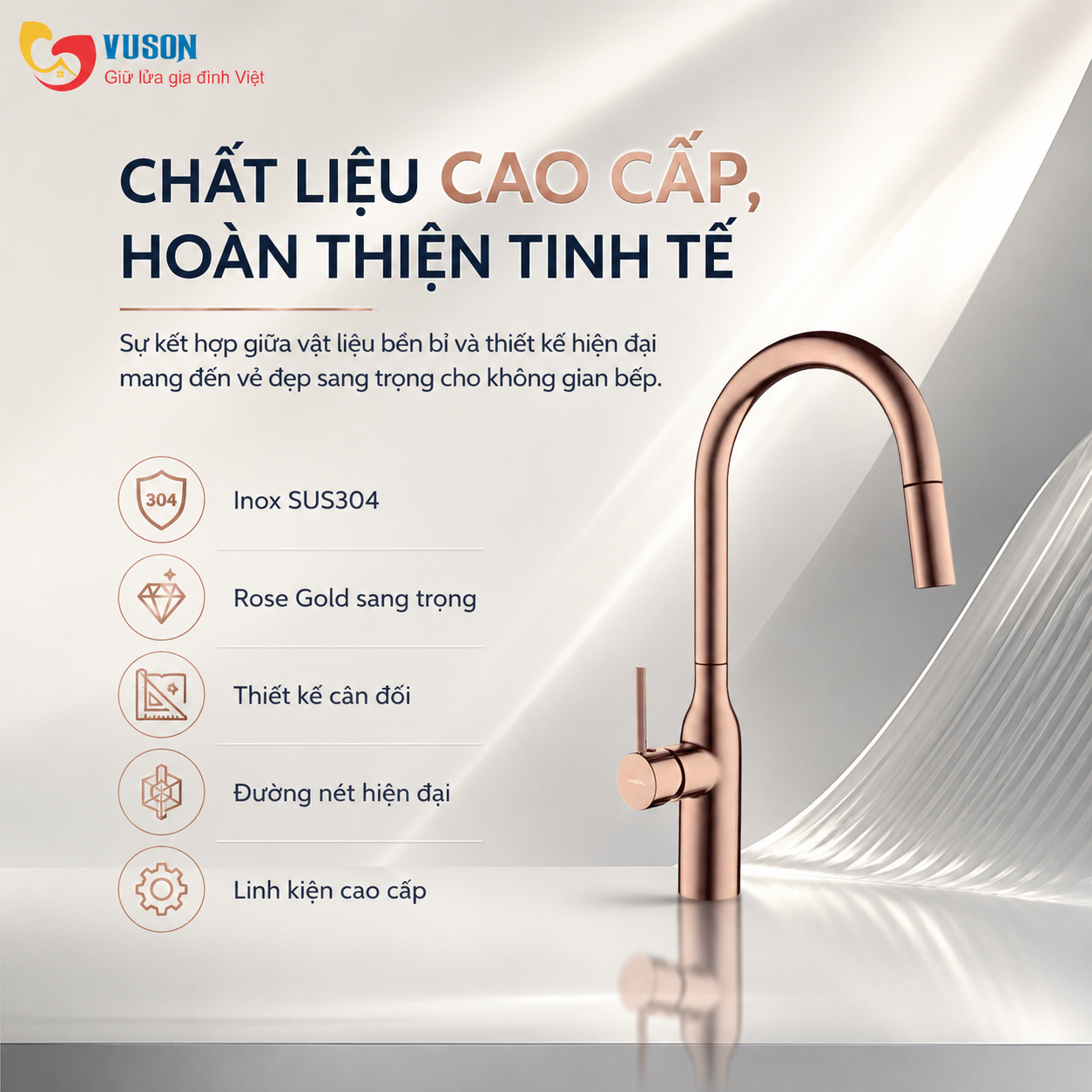 Vòi rửa bát NOBINOX AQUA NX662T