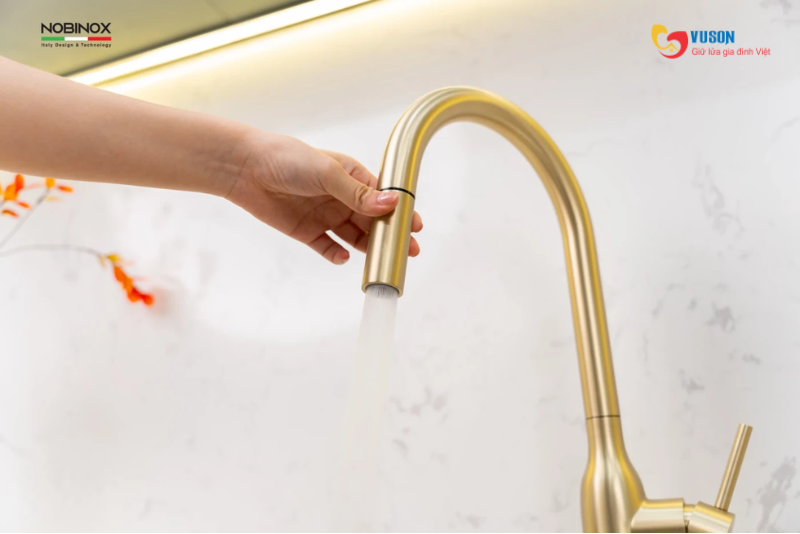 Vòi rửa bát NOBINOX AQUA NX663V