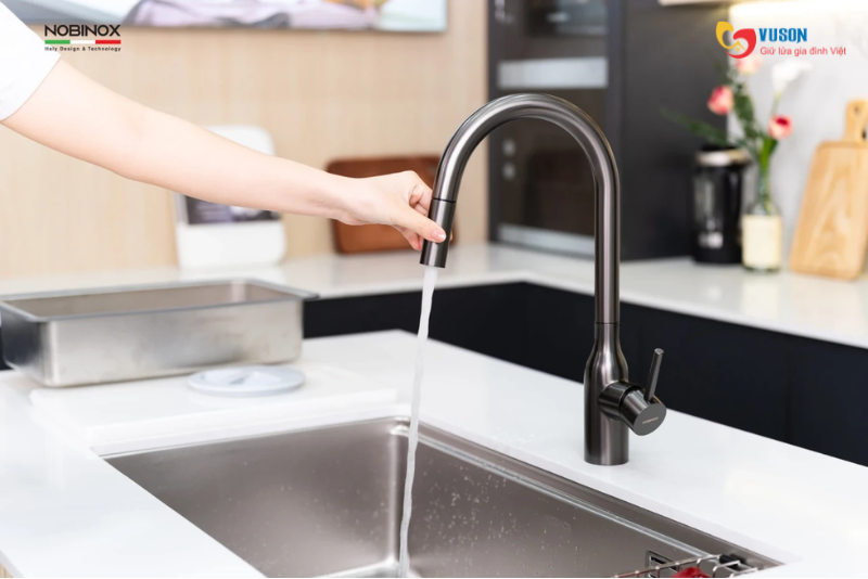 Vòi rửa bát NOBINOX AQUA NX664D