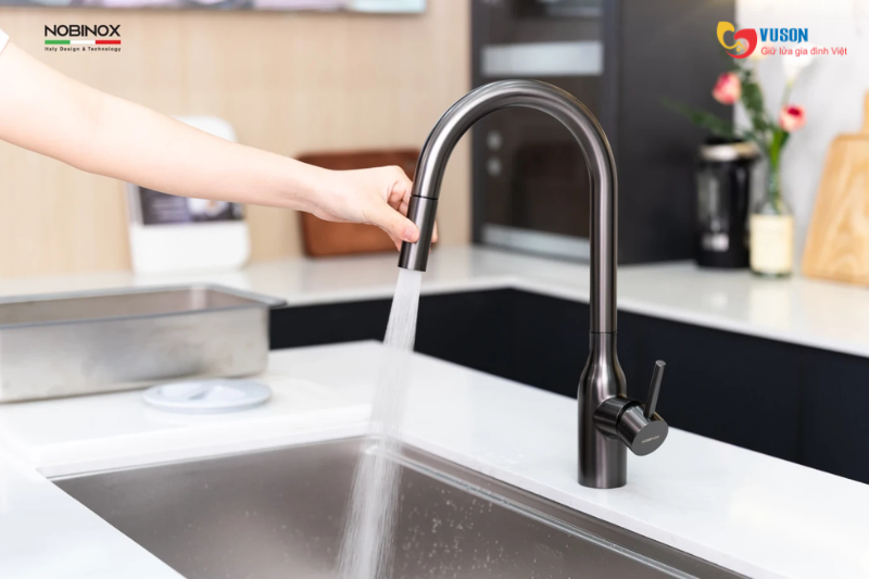 Vòi rửa bát NOBINOX AQUA NX664D