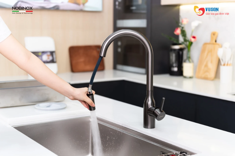 Vòi rửa bát NOBINOX AQUA NX664D