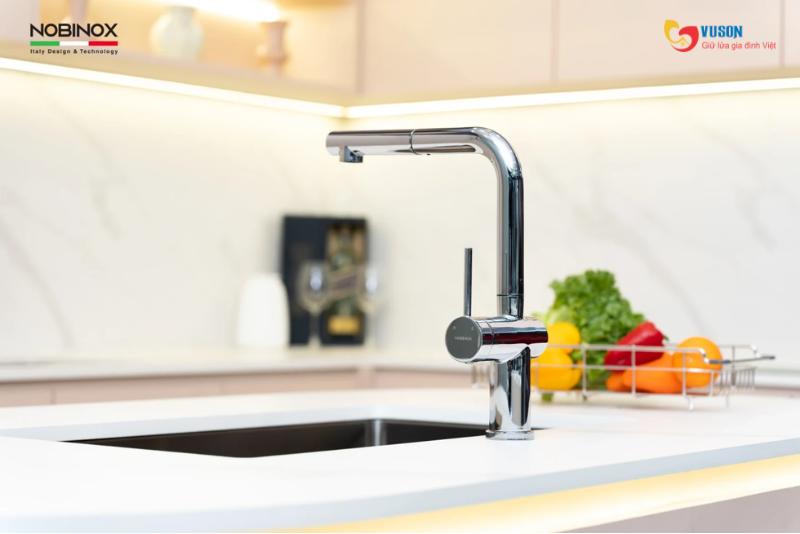 Vòi rửa bát NOBINOX BIANCO NX601