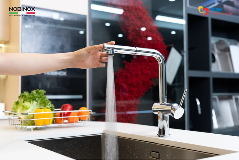 Vòi rửa bát NOBINOX BIANCO NX601