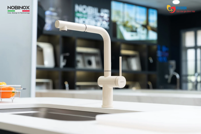 Vòi rửa bát NOBINOX BIANCO NX602