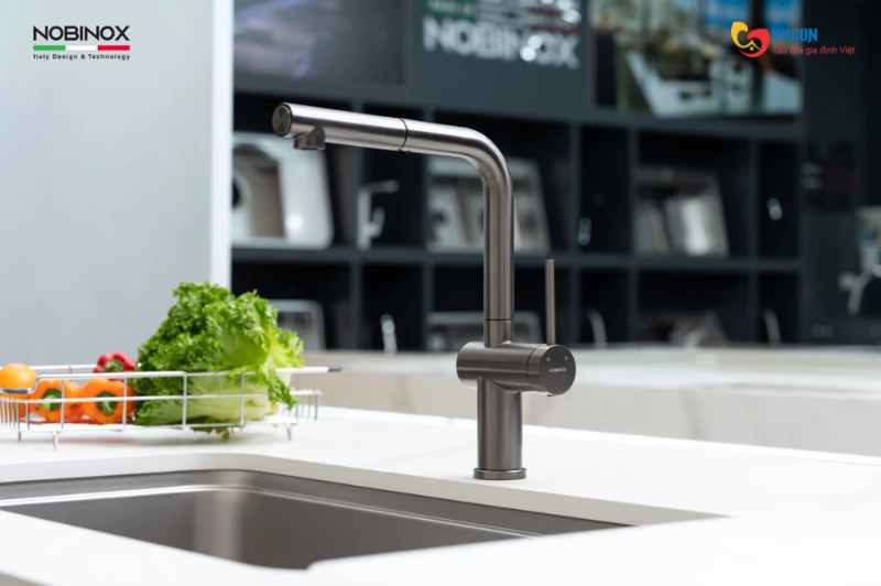 Vòi rửa bát NOBINOX BIANCO NX603