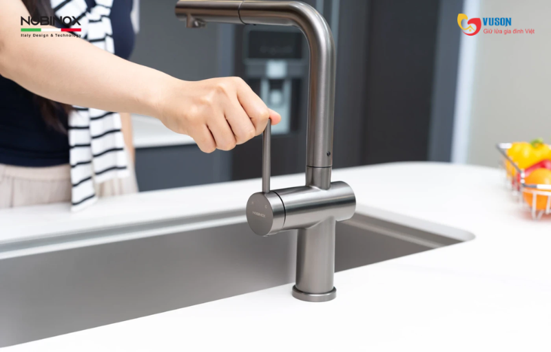Vòi rửa bát NOBINOX BIANCO NX603