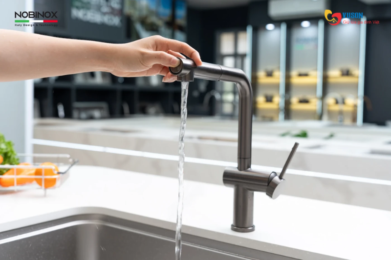 Vòi rửa bát NOBINOX BIANCO NX603