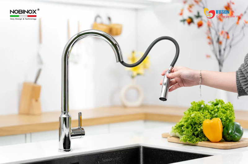 Vòi rửa bát NOBINOX IVY NX202