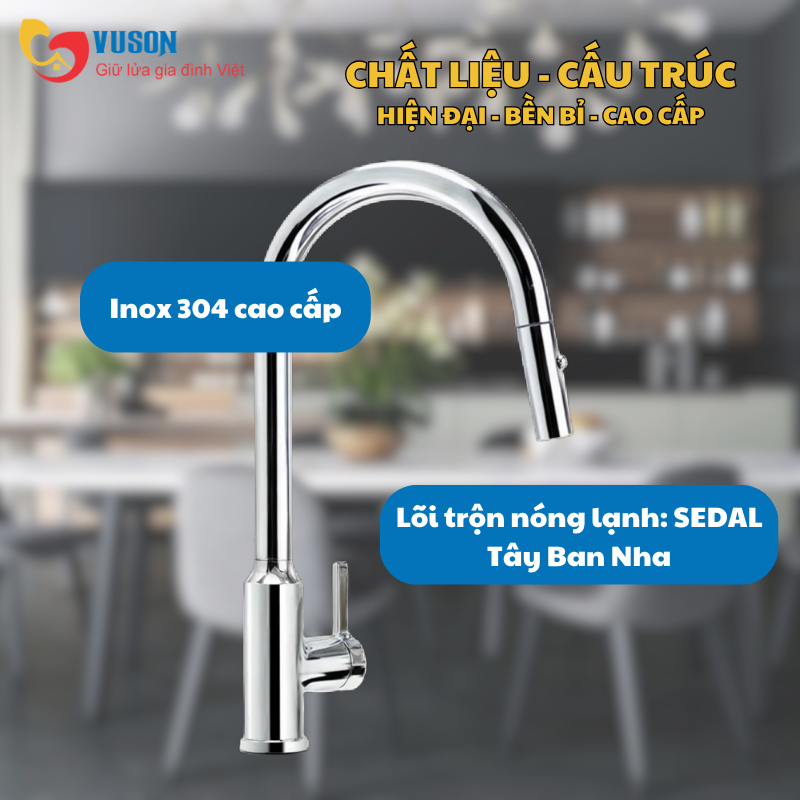 Vòi rửa bát NOBINOX IVY NX202