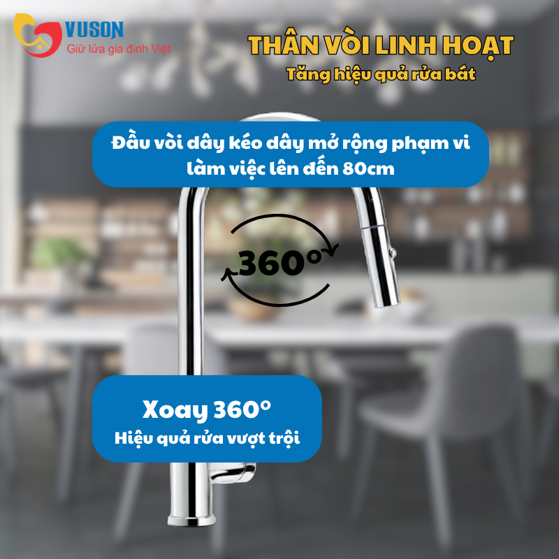 Vòi rửa bát NOBINOX IVY NX202