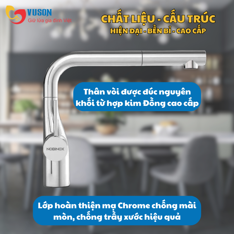 Vòi rửa bát NOBINOX JAPA NX996