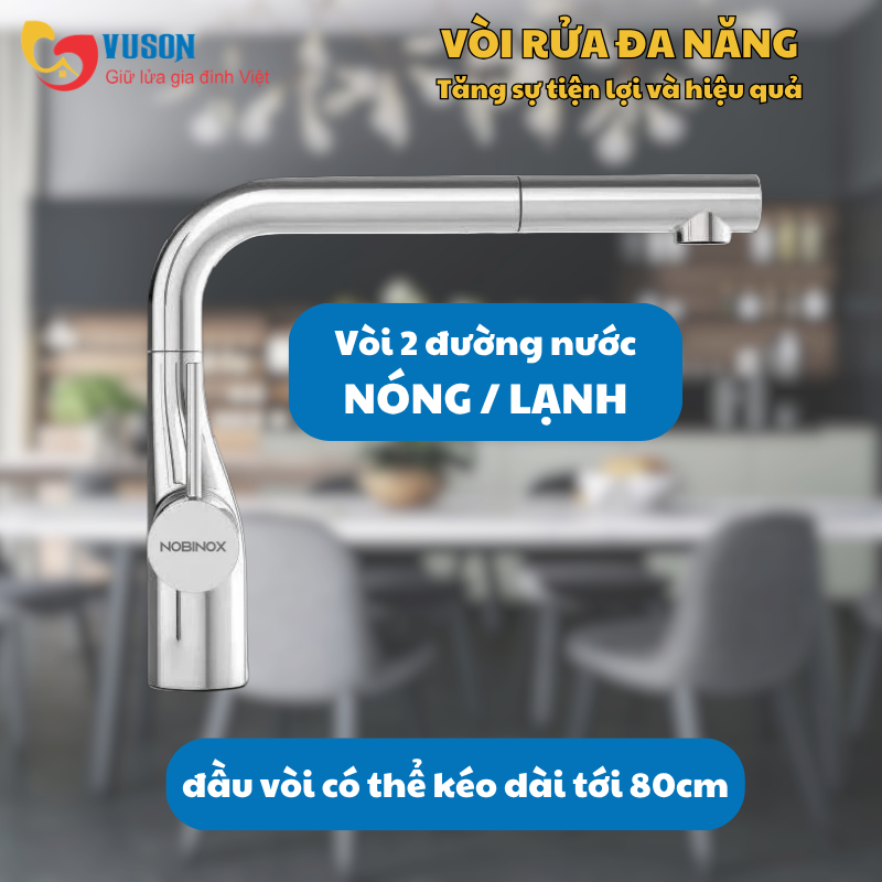 Vòi rửa bát NOBINOX JAPA NX996